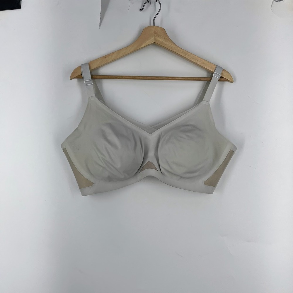 Honeylove Crossoverโ Bra Wireless Seamless Sand Beige Women 2X BR0302